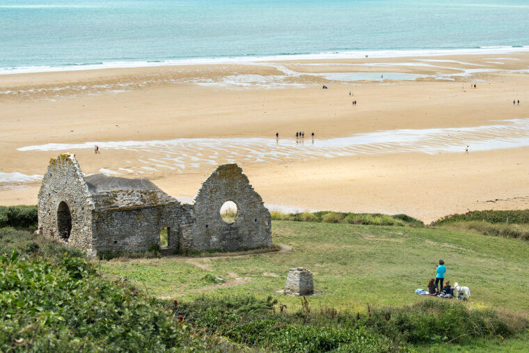 la vieille église St Germain à Carteret