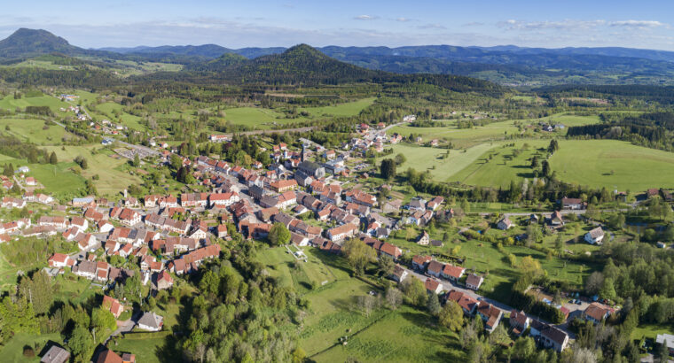 Vue d'ensemble de la commune de Saâles