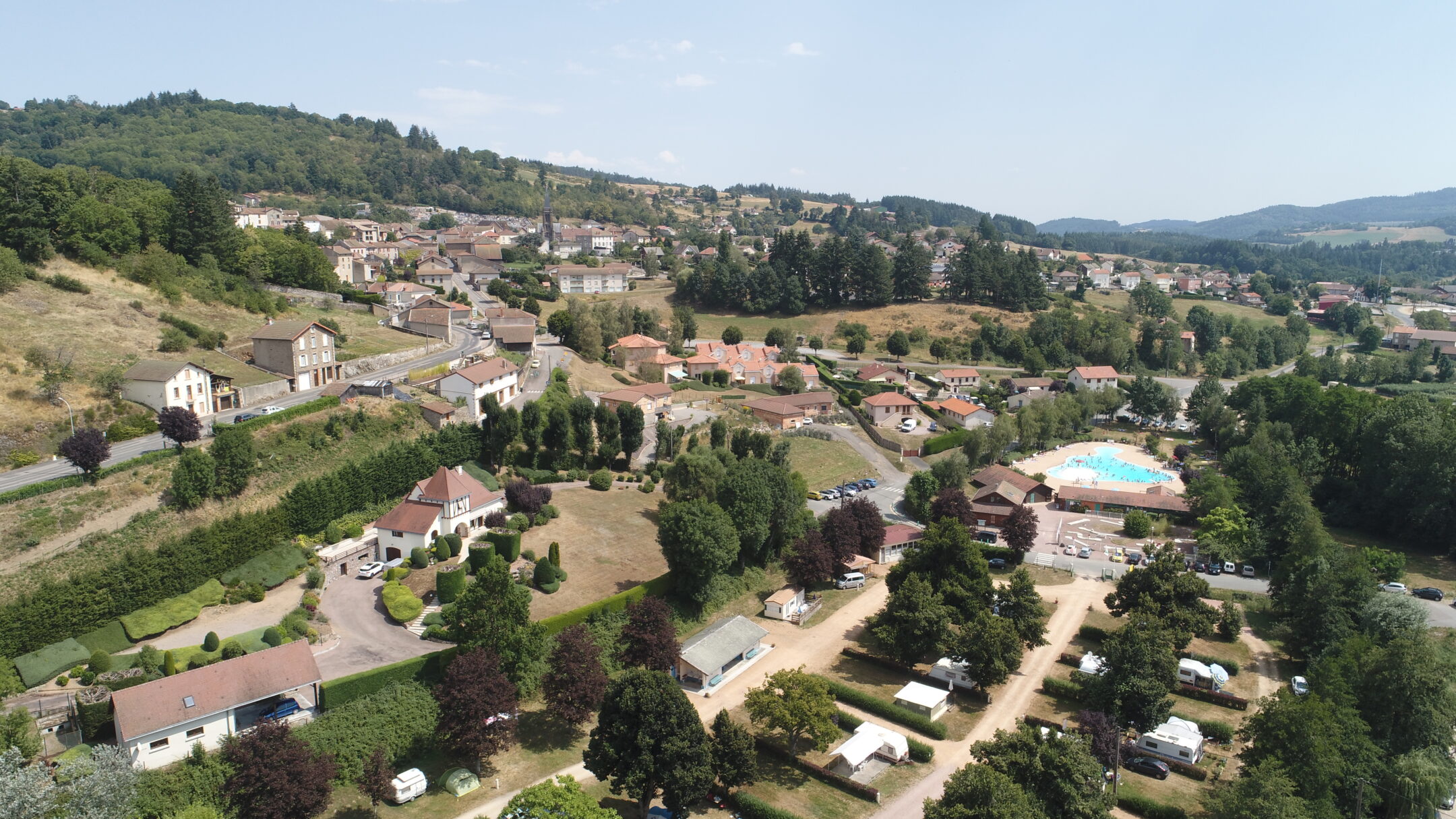 Vue d'ensemble du village