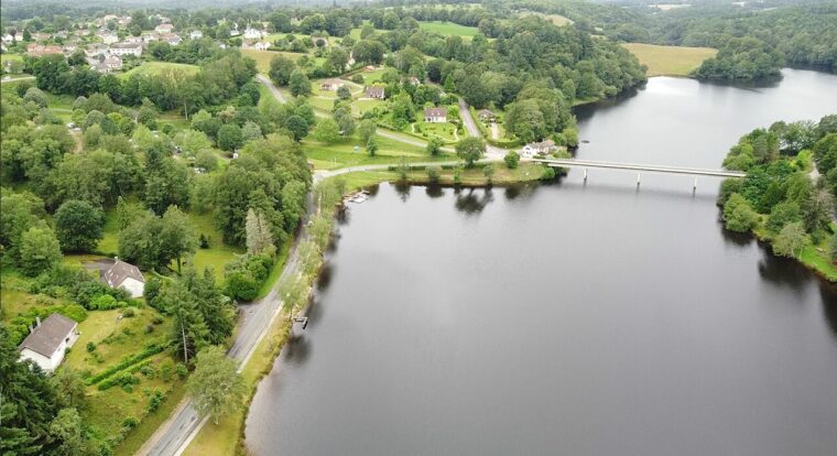 Photo aérienne du Lac Ste Hélène