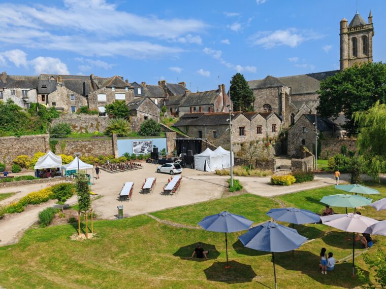Square de la fontaine, Rostrenen, Kreiz Breizh