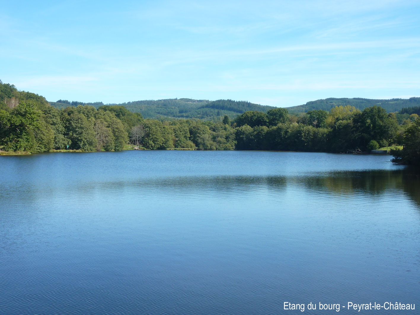 Etang du bourg Peyrat-le-Château