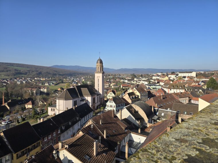 Wasselonne depuis la Tour Carrée