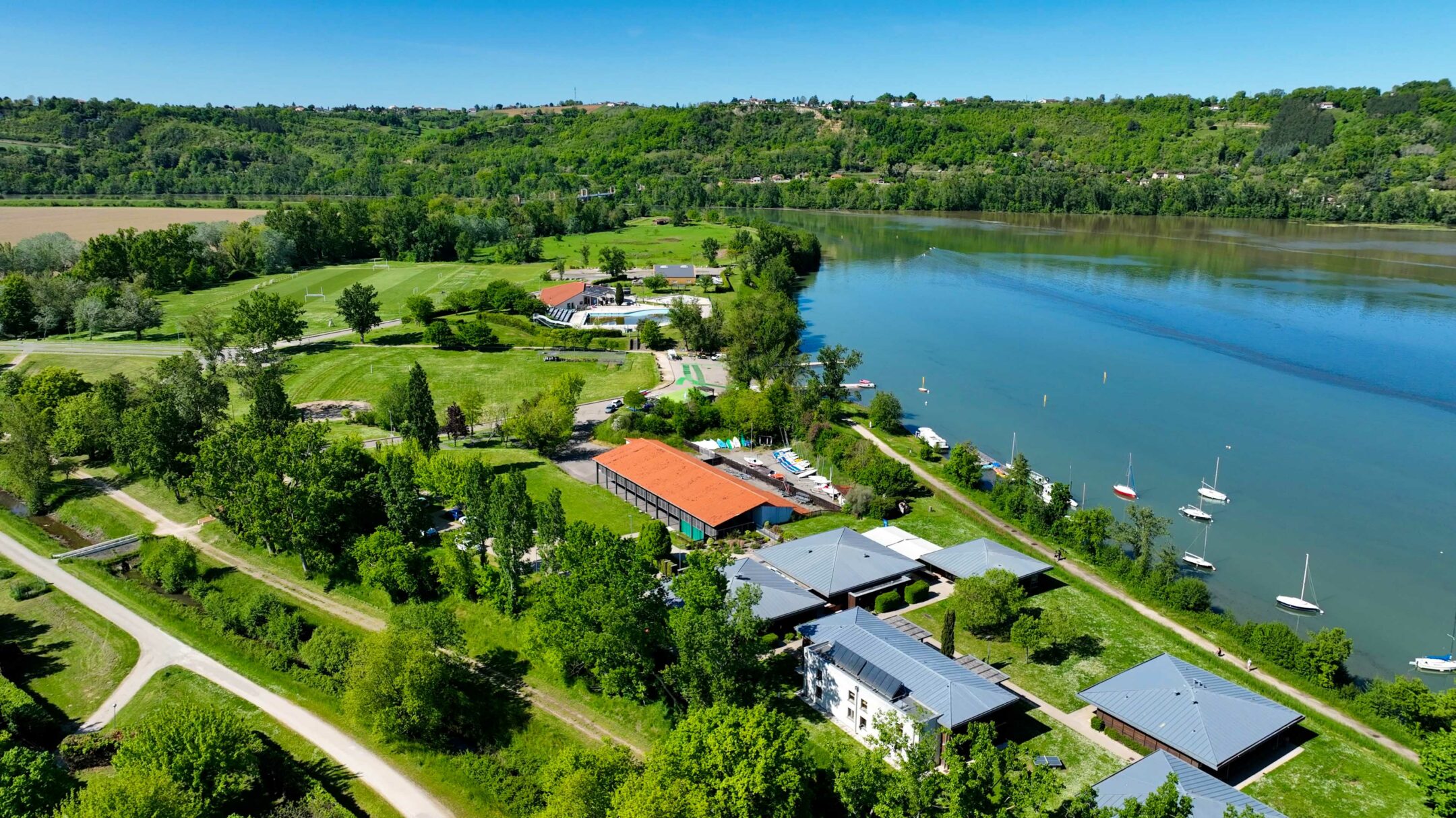 Base de loisirs du Tarn et de la Garonne à Saint Nicolas de la Grave
