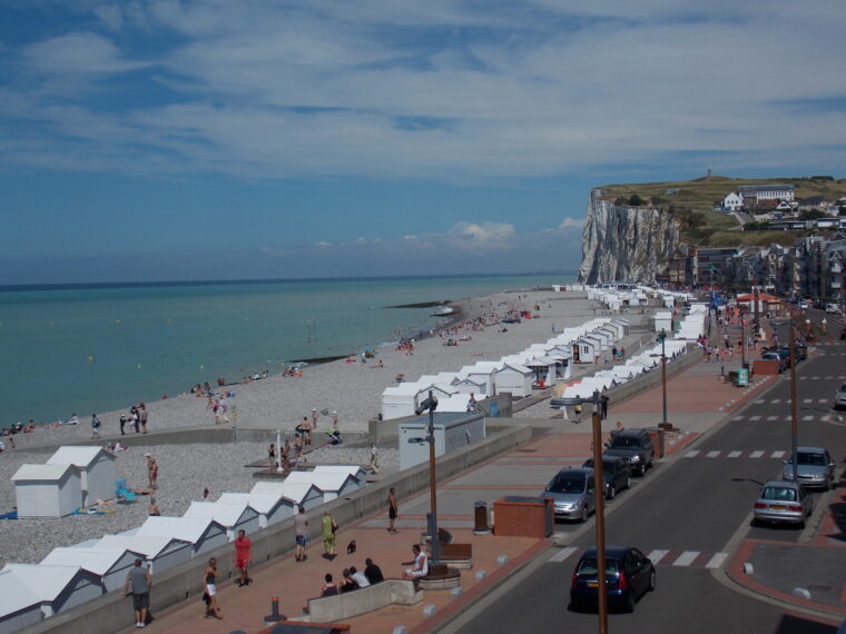Mers-les-Bains, la plage et ses cabines