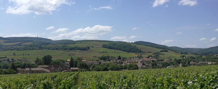 Vue ensoleillée de notre beau village