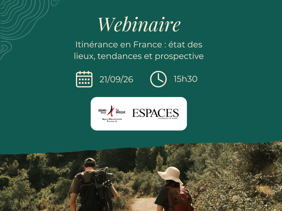 Webinaire « Itinérance : état des lieux, tendances et prospective »