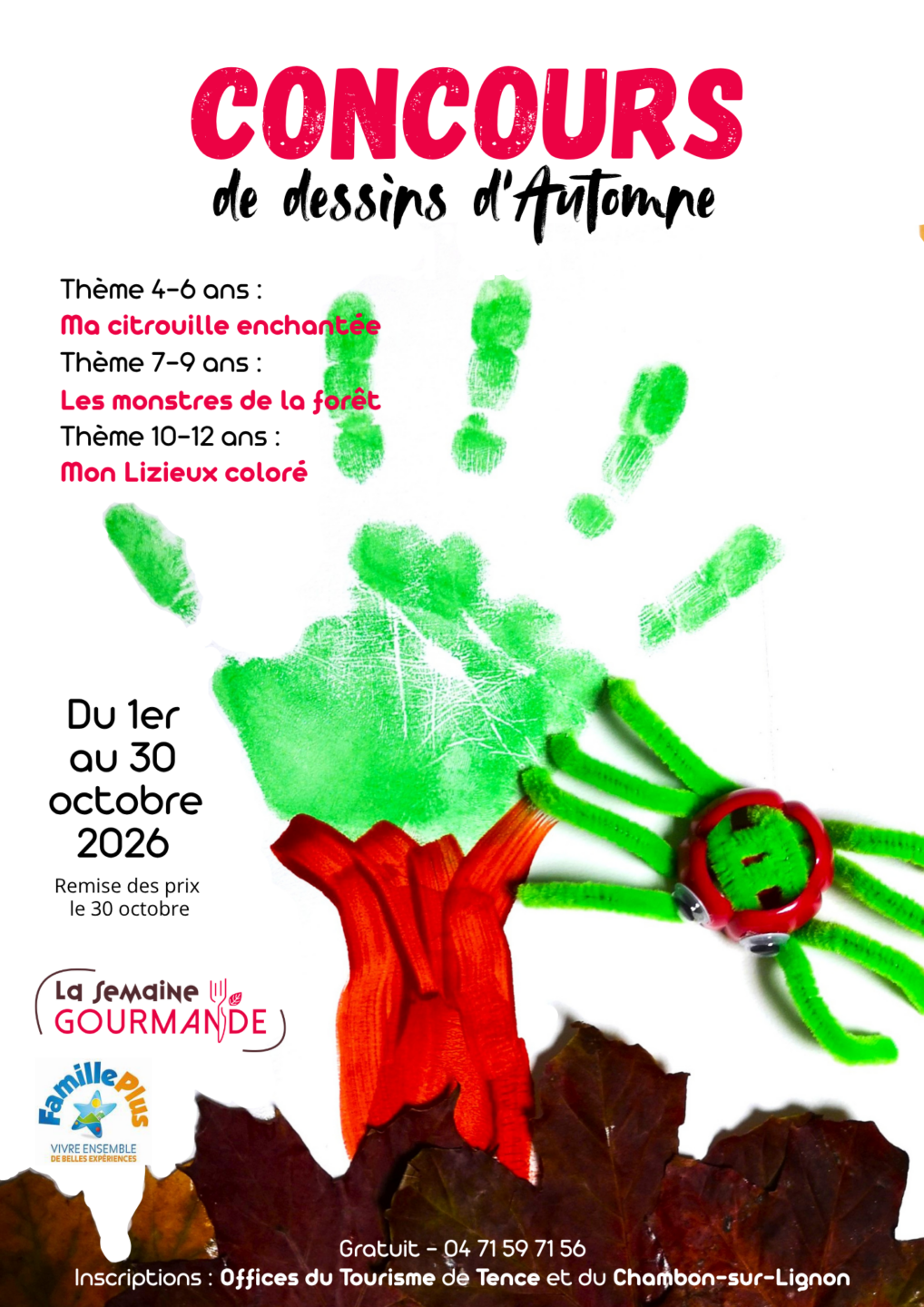 Affiche concours de dessins