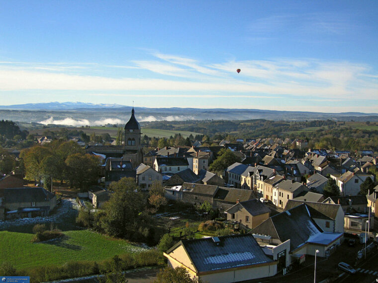 vue panoramique de St Gervais d'Auvergne